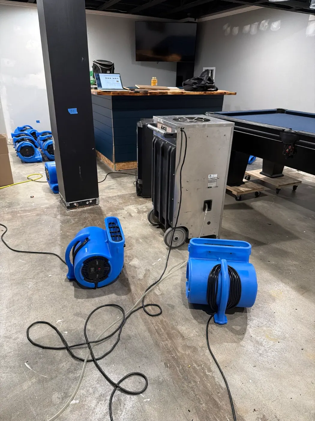 Documented commercial restoration in Eagle Creek, IN